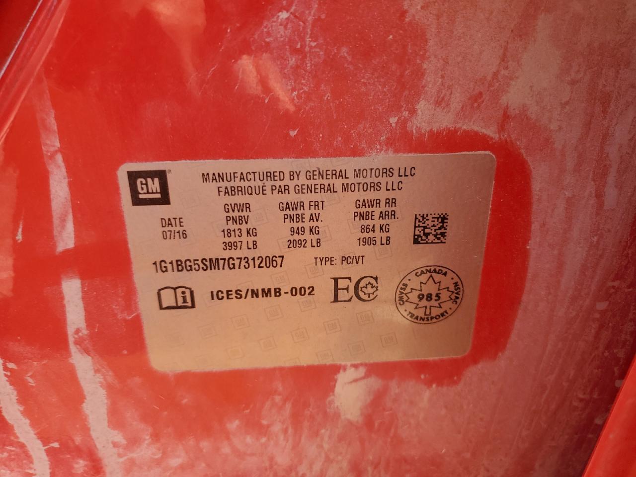 CHEVROLET CRUZE PREMIER