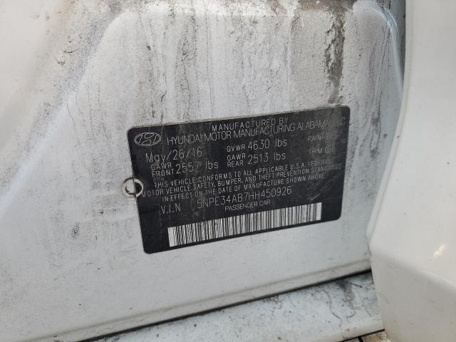 2017 HYUNDAI SONATA SPO #3292433591