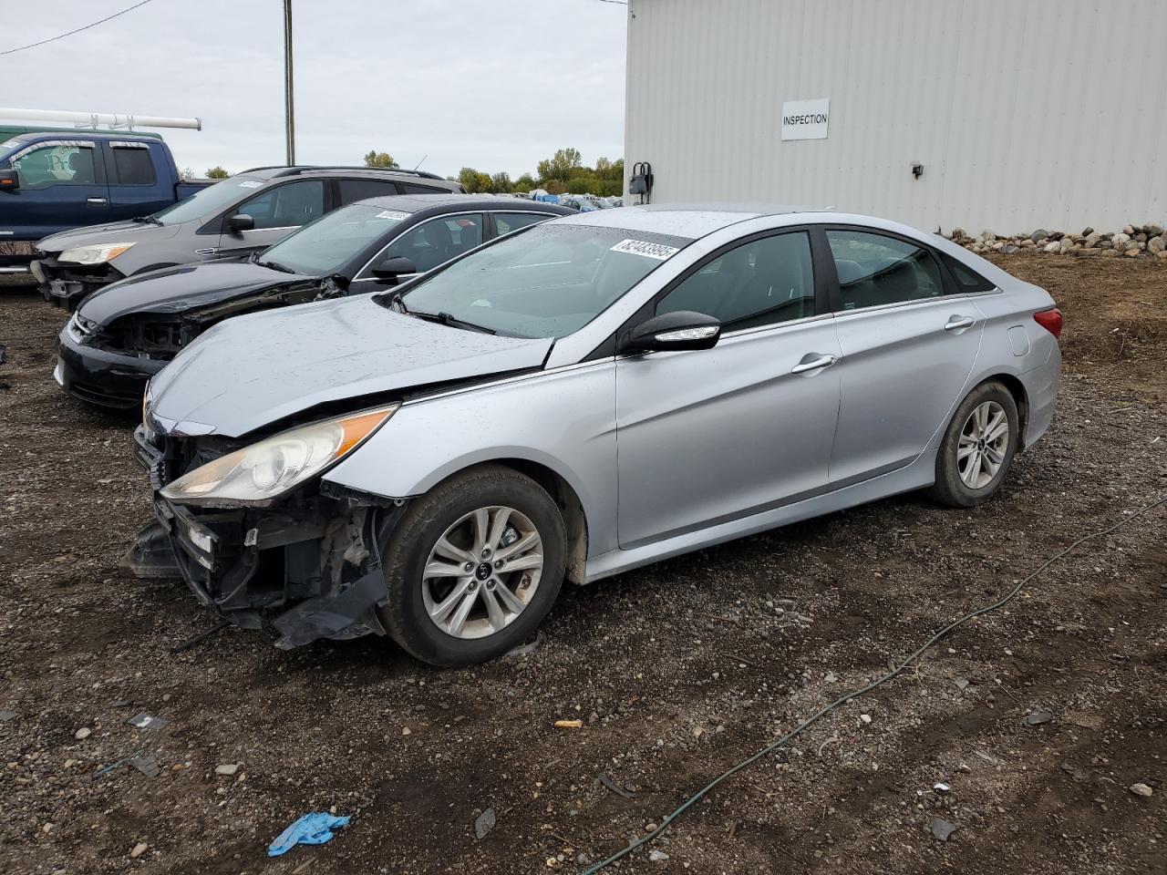Lot #3302734059 2014 HYUNDAI SONATA GLS