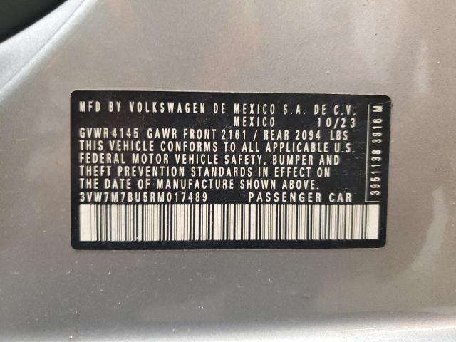 2024 VOLKSWAGEN JETTA SE 3VW7M7BU5RM017489