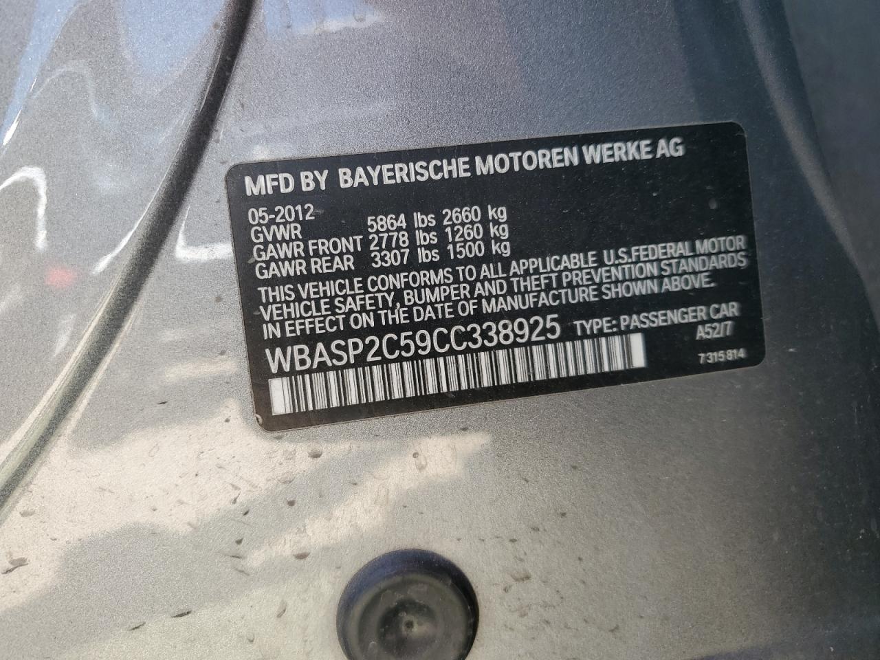 BMW 5 SERIES GT XIGT