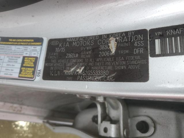 2016 KIA FORTE LX - KNAFK4A62G5533380