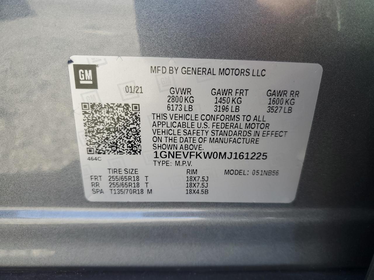 CHEVROLET TRAVERSE LS