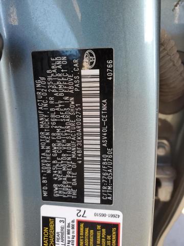 2010 TOYOTA CAMRY BASE - 4T4BF3EK0AR002751