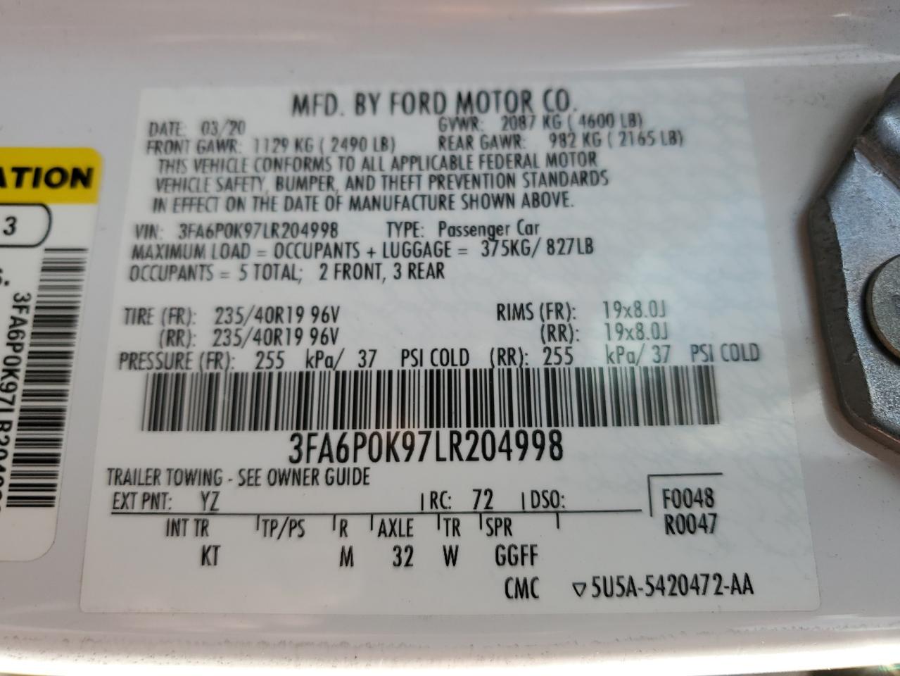 FORD FUSION TITANIUM