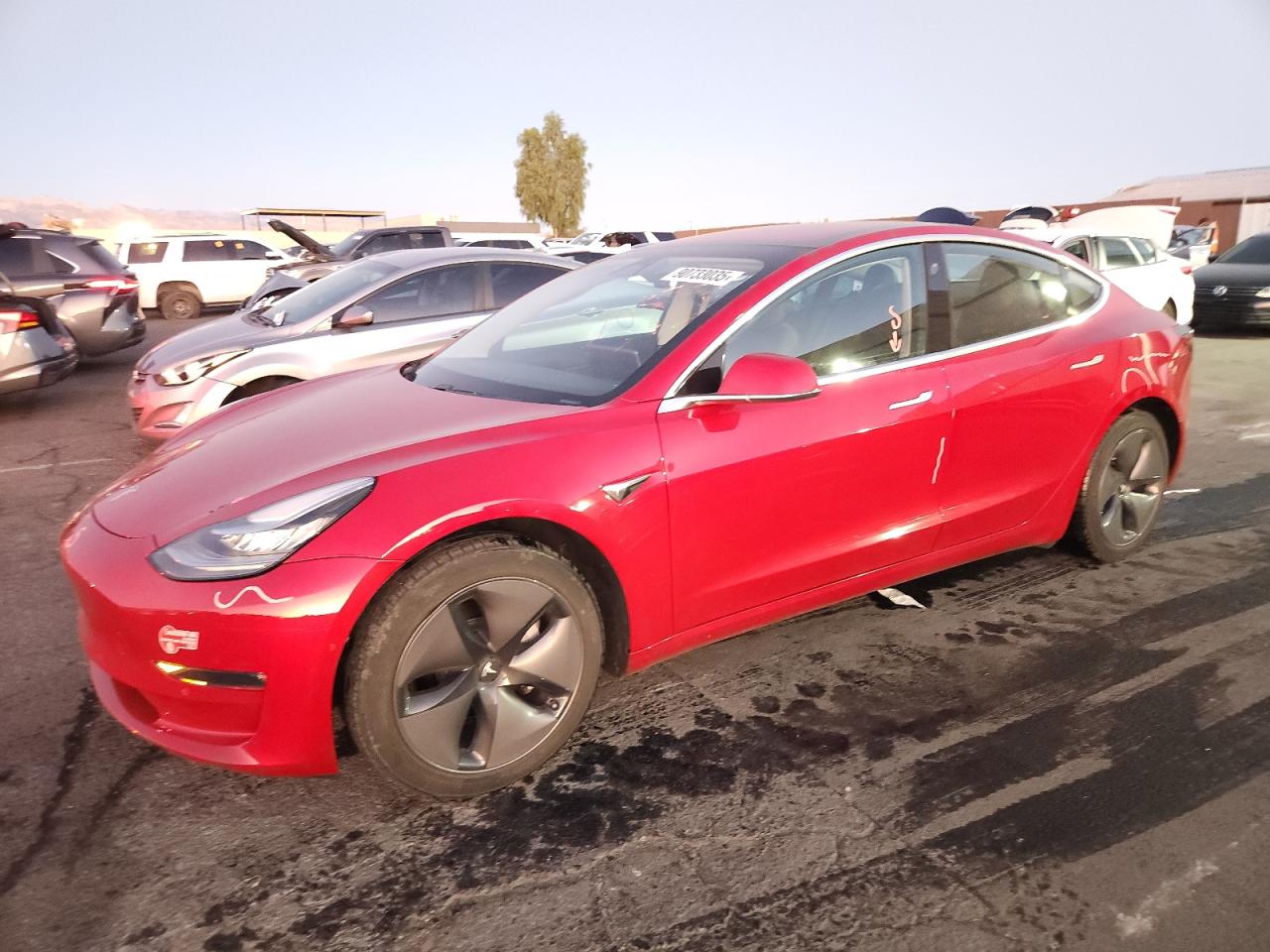 Lot #3283859427 2017 TESLA MODEL 3