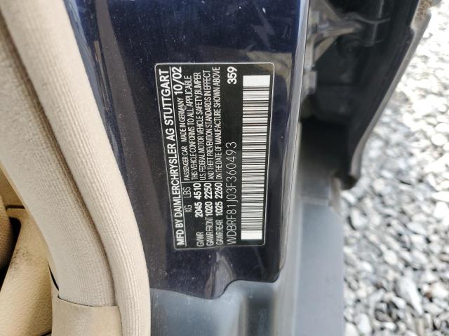 2003 MERCEDES-BENZ 240 #3292355274