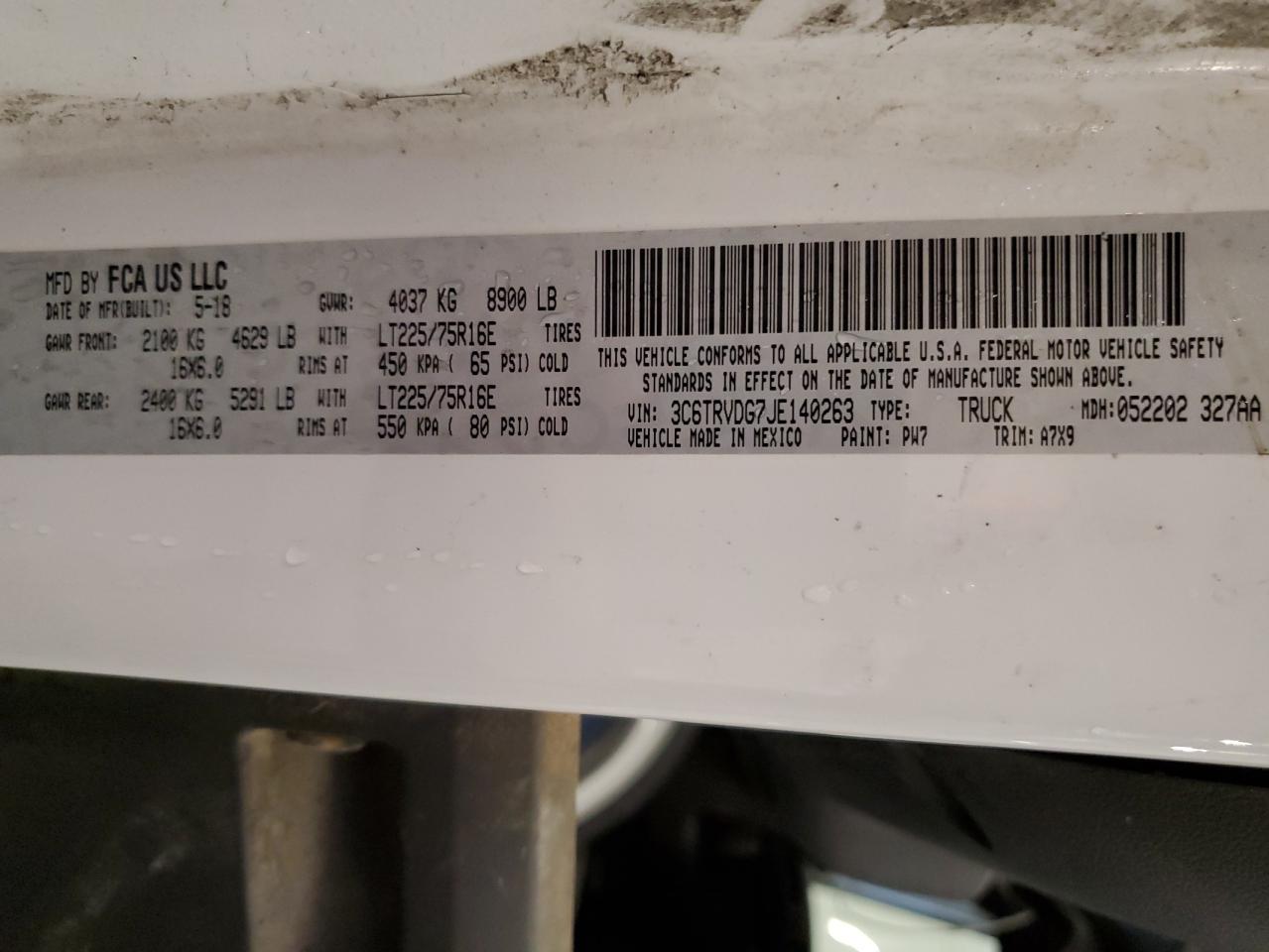 Lot #3278729608 2018 OTHER 2500 PROMAST