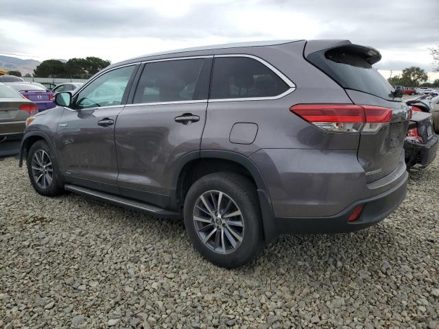 2019 TOYOTA HIGHLANDER HYBRID 5TDJGRFH1KS060743