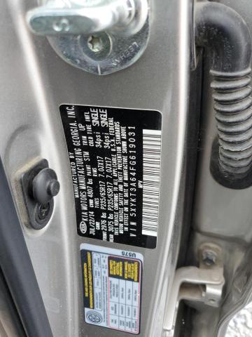 2015 KIA SORENTO LX 5XYKT3A64FG619031