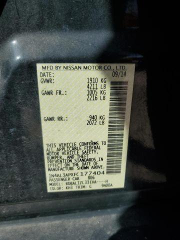 2015 NISSAN ALTIMA 2.5 #3287557005