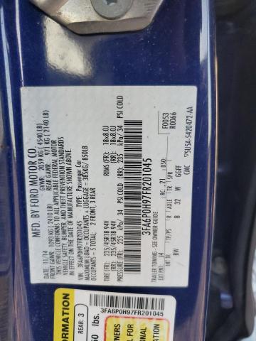 2015 FORD FUSION SE - 3FA6P0H97FR201045