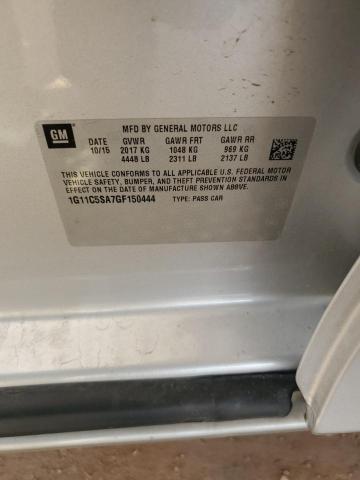 2016 CHEVROLET MALIBU LIMITED LT 1G11C5SA7GF150444