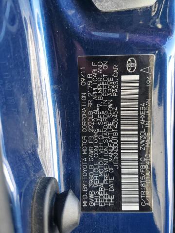 2011 TOYOTA PRIUS - JTDKN3DU1B1435454