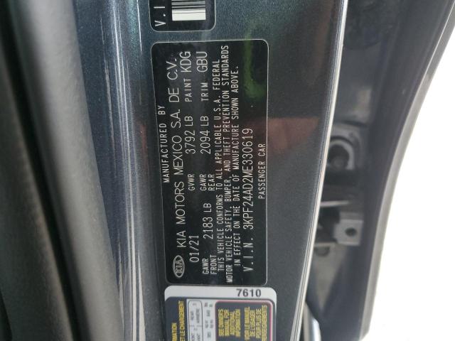 2021 KIA FORTE FE #3301818383