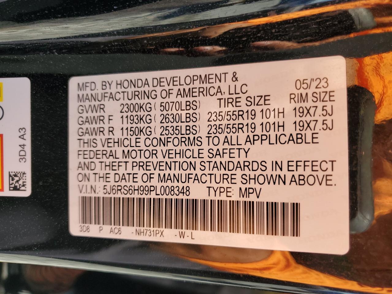 HONDA CR-V SPORT TOURING