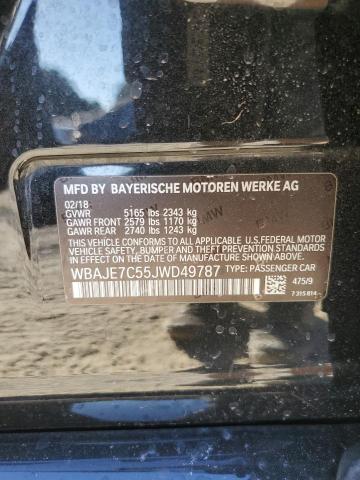 2018 BMW 540 XI WBAJE7C55JWD49787