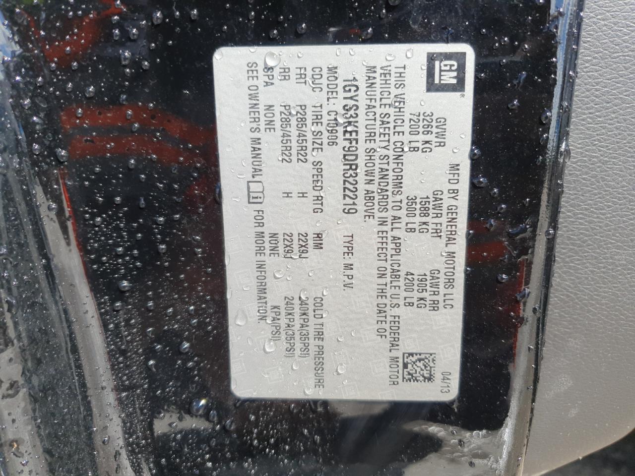 CADILLAC ESCALADE ESV PLATINUM