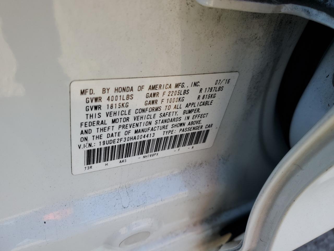 ACURA ILX BASE WATCH PLUS