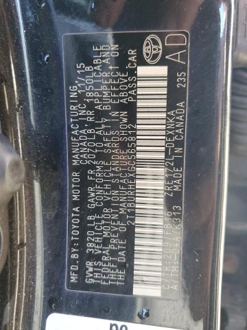 2016 TOYOTA COROLLA L - 2T1BURHEXGC565812