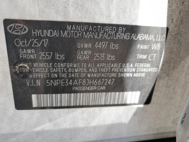 2018 HYUNDAI SONATA SPO 5NPE34AF8JH667247