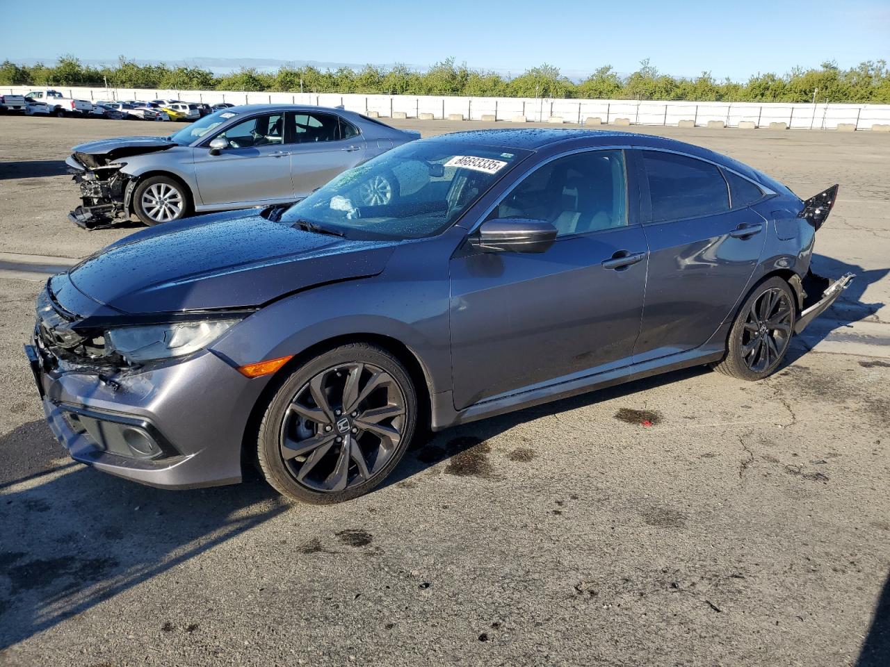 Lot #3290344794 2020 HONDA CIVIC SPOR