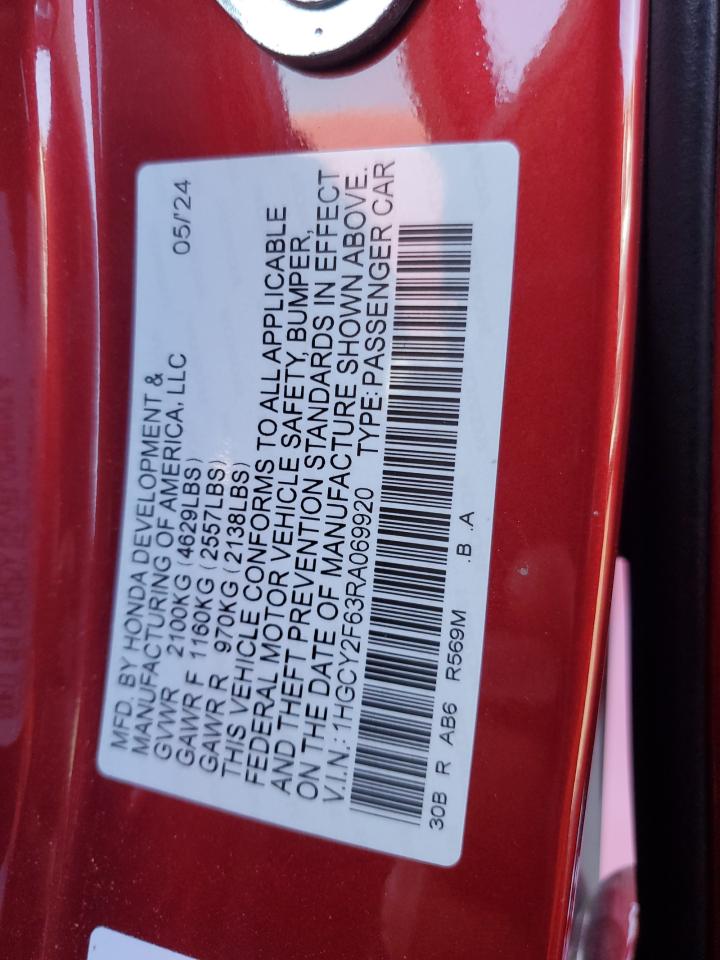 HONDA ACCORD HYBRID EXL