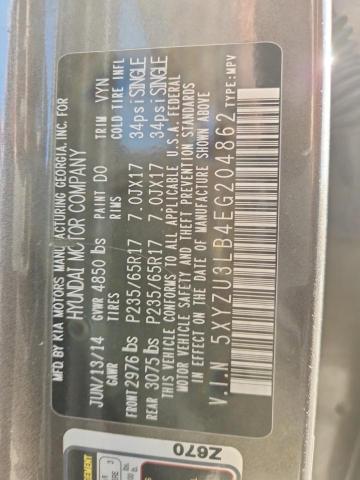 2014 HYUNDAI SANTA FE S - 5XYZU3LB4EG204862