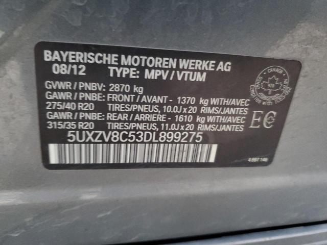 2013 BMW X5 XDRIVE5 - 5UXZV8C53DL899275