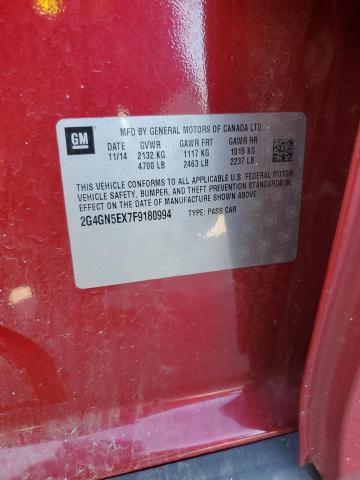 2015 BUICK REGAL PREMIUM 2G4GN5EX7F9180994