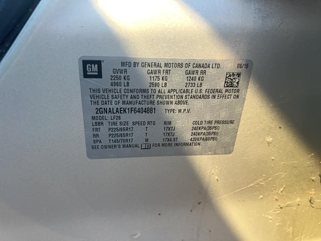 CHEVROLET EQUINOX LS