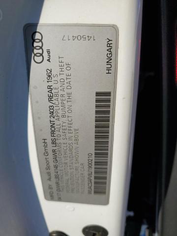 2018 AUDI TT RS #3282557871