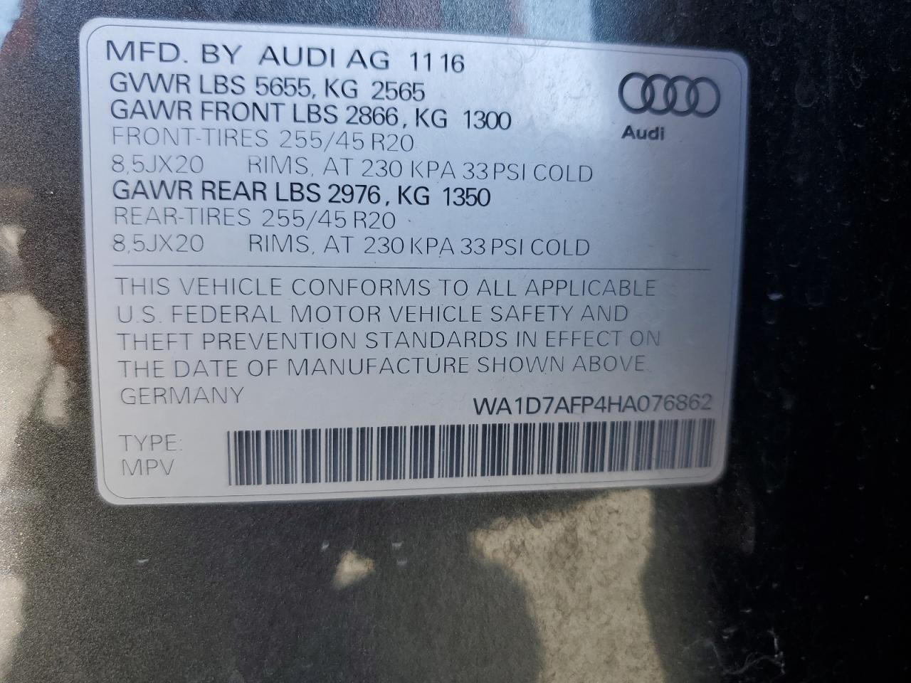 AUDI Q5 PREMIUM PLUS S-LINE