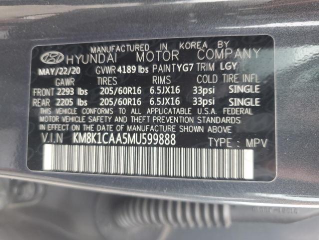 2021 HYUNDAI KONA SE #3315888083