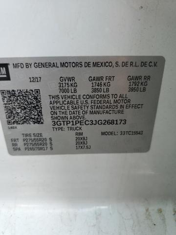 2018 GMC SIERRA C15 #3293566966