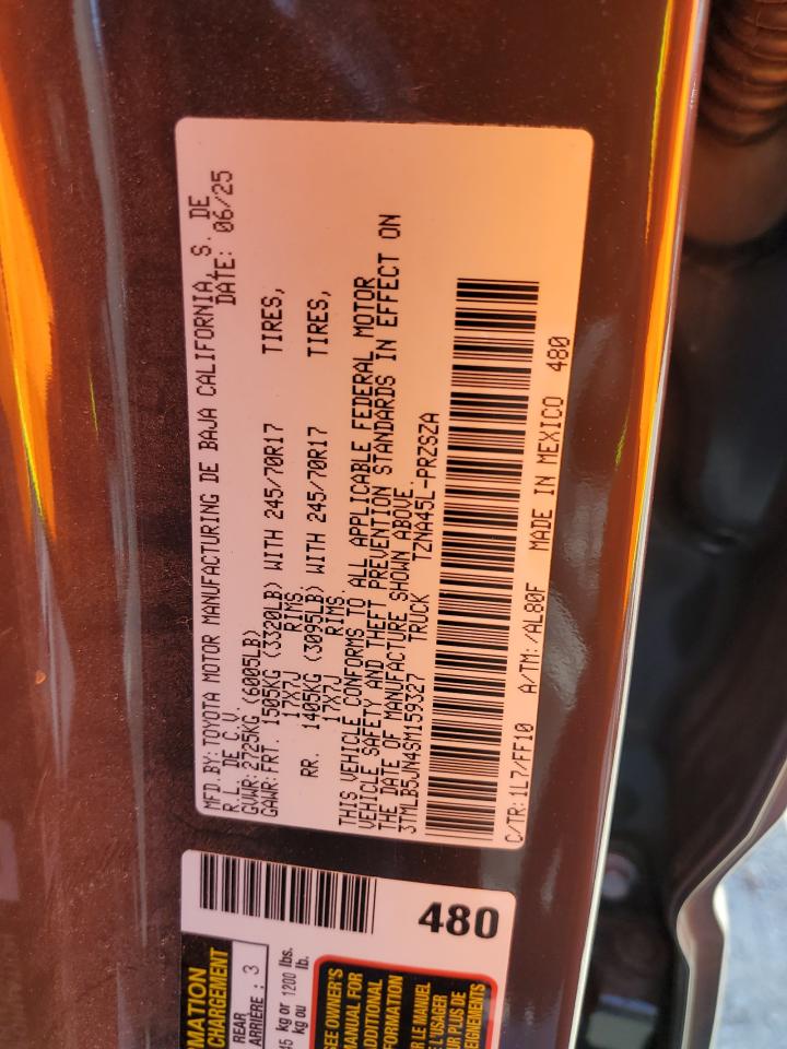 TOYOTA TACOMA DOUBLE CAB