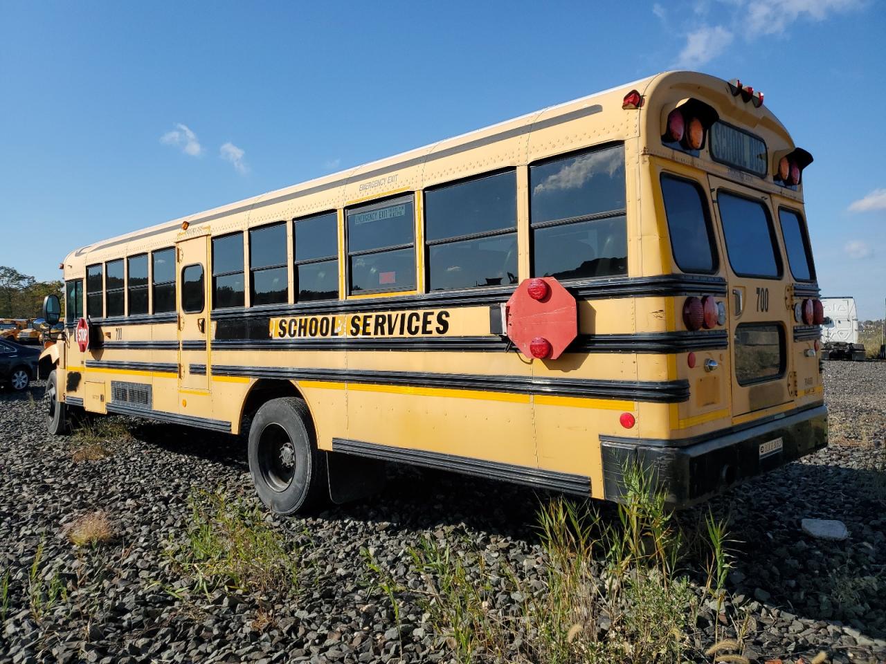 Lot #3269765717 2008 BLUE BIRD SCHOOL BUS