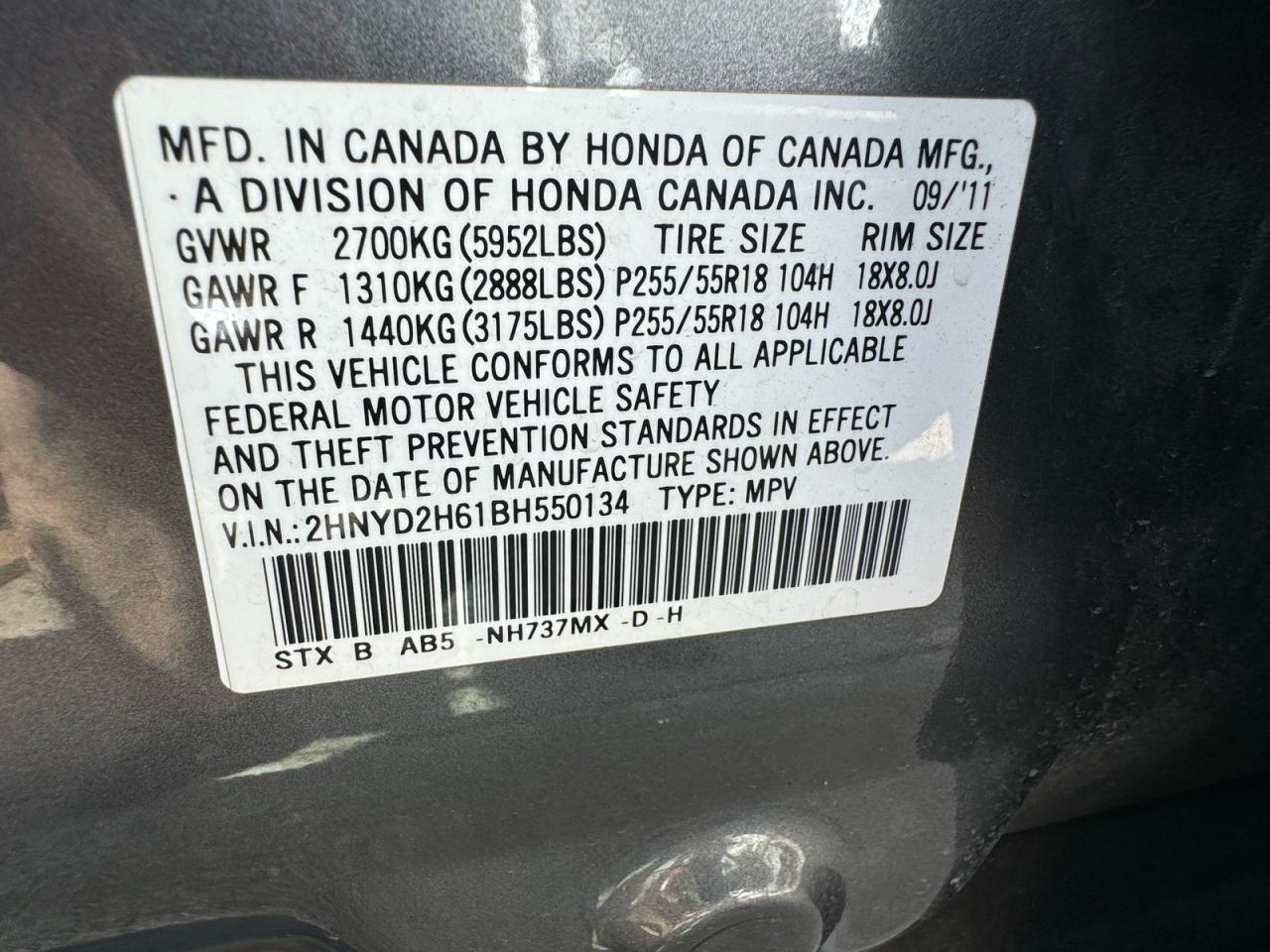 ACURA MDX TECHNOLOGY