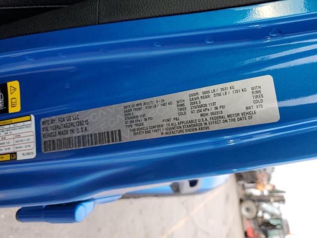 2024 JEEP GLADIATOR - 1C6HJTAG2RL126215