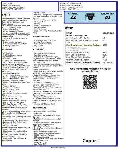 2018 MERCEDES-BENZ GLC 300 WDC0G4JB8JV084070