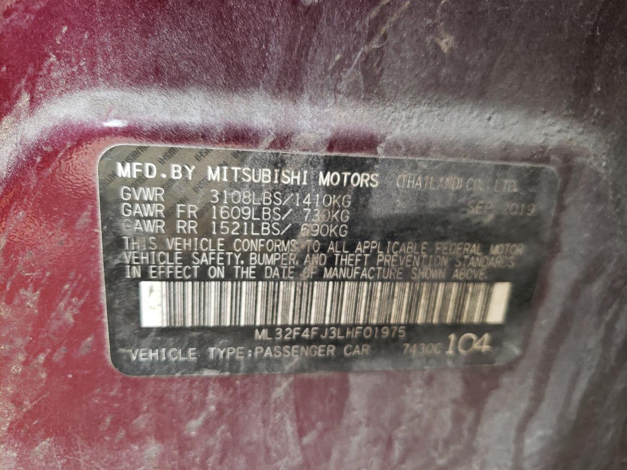 MITSUBISHI MIRAGE G4 SE