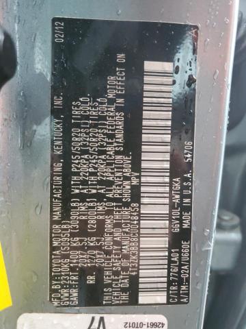 2012 TOYOTA VENZA LE - 4T3ZK3BB8CU048458