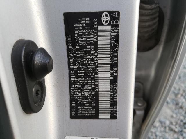 2016 TOYOTA COROLLA L - 5YFBURHE6GP449880