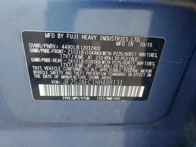 2017 SUBARU FORESTER 2 #3278572965