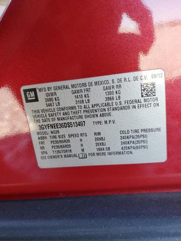 2013 CADILLAC SRX PREMIU - 3GYFNEE36DS513497