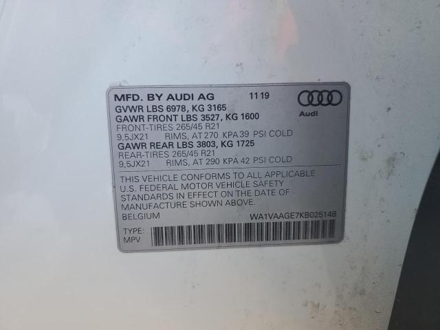 2019 AUDI E-TRON PRE #3297173876