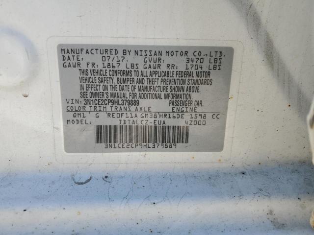 2017 NISSAN VERSA NOTE - 3N1CE2CP9HL379889