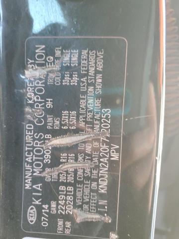 2015 KIA SOUL KNDJN2A20F7120253