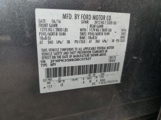 2016 FORD EDGE SE #3296468638