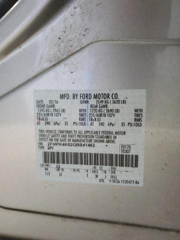 2016 FORD EDGE TITAN - 2FMPK4K82GBB41482